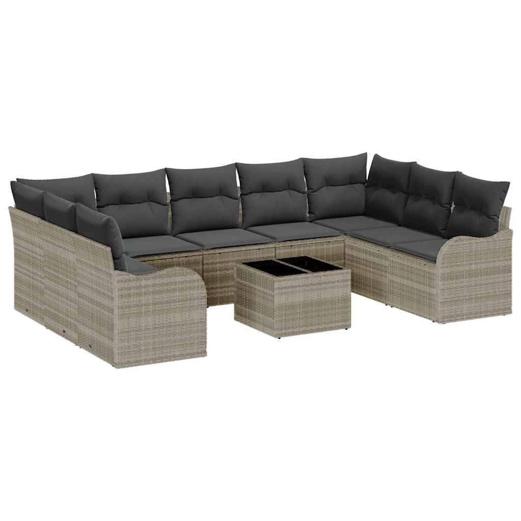 Tuinbank – Buitenbank – Loungeset – Balkonbank – Tuinmeubel – Modulair Ontwerp – Handgevlochten Weerbestendig Rattan