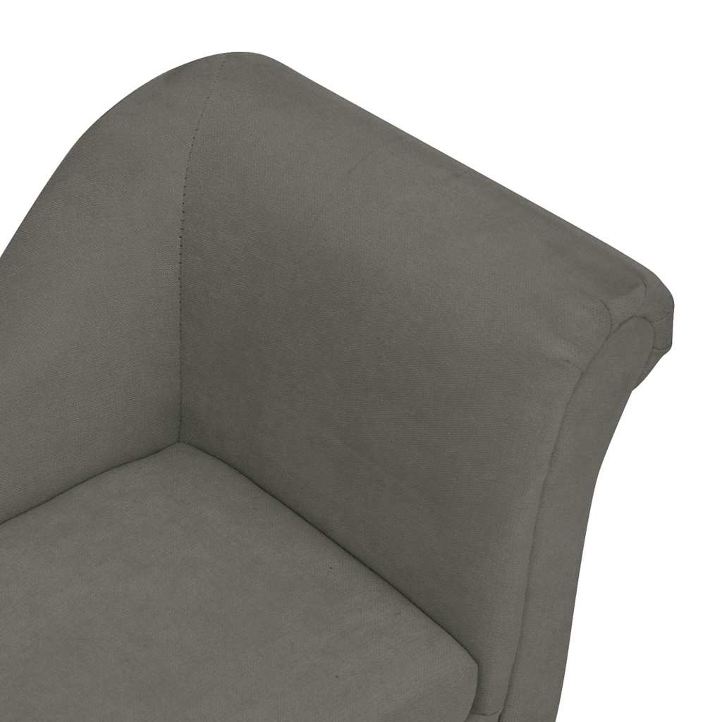 Hondenmand – Huisdiersofa – Dierenbed – Kattenmand – Donkergrijs – Stevig Houten Frame – Wasbare Polyester Bekleding