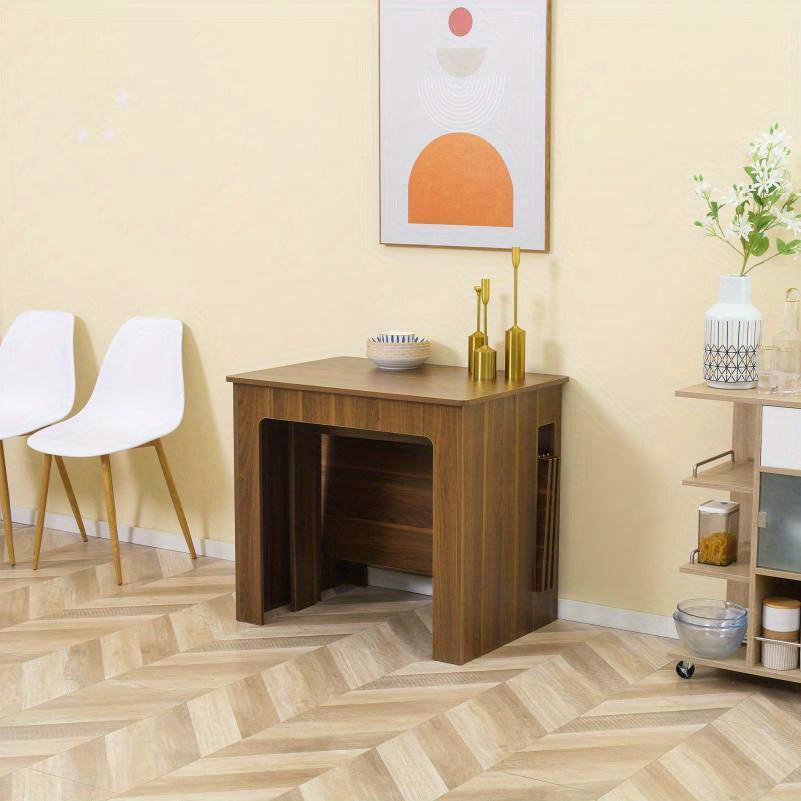 Uitklaptafel – Klaptafel – Vouwtafel – Inklapbare Tafel – Eettafel – Ruimtebesparend – Modern Design – 180x85x75 cm – Stevig Houten Blad – Direct Gebruiksklaar