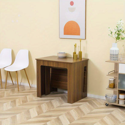 Uitklaptafel – Klaptafel – Vouwtafel – Inklapbare Tafel – Eettafel – Ruimtebesparend – Modern Design – 180x85x75 cm – Stevig Houten Blad – Direct Gebruiksklaar
