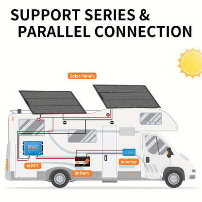 12V LiFePO4 Accu – Camper Accu – Zonne-energie Accu – Boot Accu – Lange Levensduur – Parallel Schakelbaar - QUORE