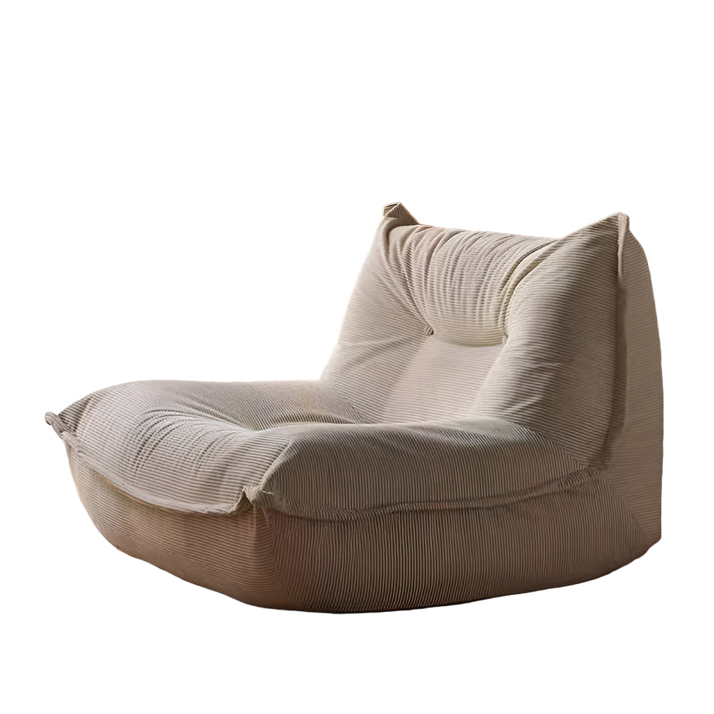 Hoekbank – Hoeksalon – U-Bank – Loungesofa – Moderne Ergonomische Memory Foam Bank – Witte Polyester Bekleding – Gebogen Rugleuning – Comfortabel Zitcomfort