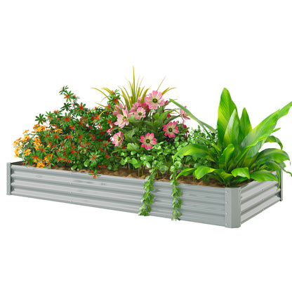 Verhoogd Plantbed – Stalen Border – Bloemenbak – Tuinbak – Kruidenbak – Weerbestendig Staal – Anti-Cut Randen – Comfortabel Tuinieren