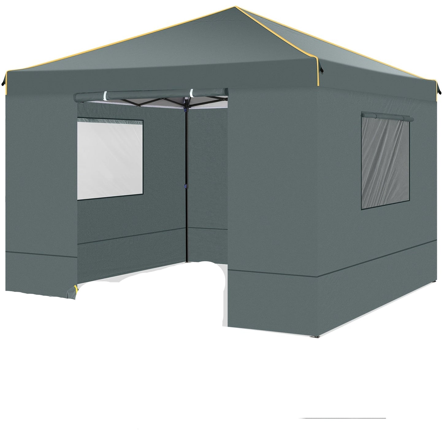 Partytent – Paviljoen – Feesttent – Tuintent – Overkapping – Pop-up – Opvouwbaar – 3,05x3,05 m – Verstelbare Hoogte – Metalen Frame