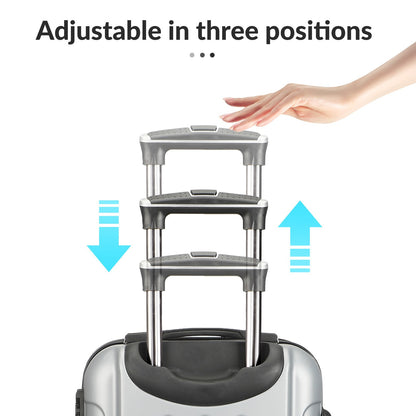 Kofferset – Reiskoffers – Trolley – Bagage – Harde Koffer – 3-delig Set M-L-XL – ABS Hard Shell – 360° Draaibare Wielen & TSA Combinatieslot