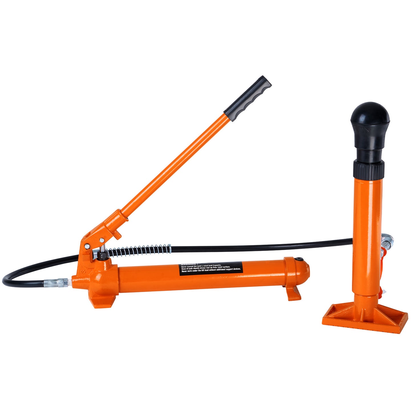 Hydraulische Krik – Luchtpomp – Potkrik – Autokrik – Garagekrik – 12 Ton Capaciteit – Lange Hendel & 1,4m Olieslang