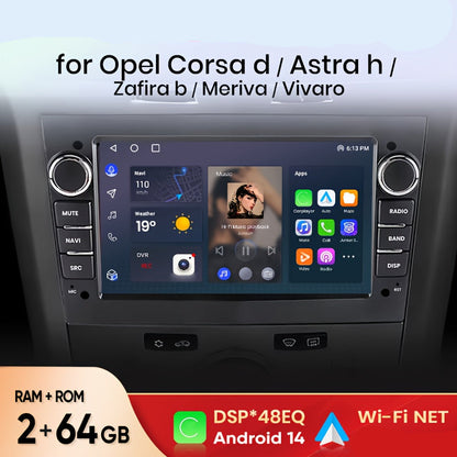 2 Din Multimedia Speler – Autoradio – Carplay Radio – Navigatiesysteem – Touchscreen Stereo – 7 Inch IPS Scherm – 2GB RAM 64GB ROM – WiFi Draadloos – Android Auto Ondersteuning