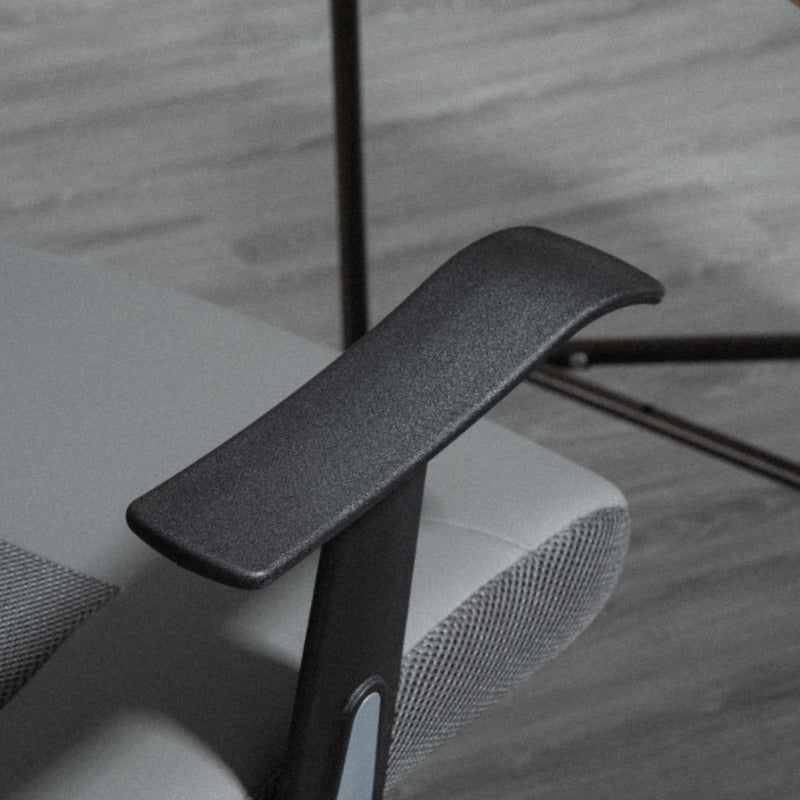 Ergonomische Bureaustoel – Bureaustoel – Werkstoel – Kantoormeubilair – Draaistoel – Grijs – 360° Draaibaar – Verstelbare Zithoogte – Max. 120 kg