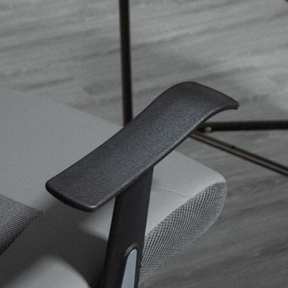 Ergonomische Bureaustoel – Bureaustoel – Werkstoel – Kantoormeubilair – Draaistoel – Grijs – 360° Draaibaar – Verstelbare Zithoogte – Max. 120 kg