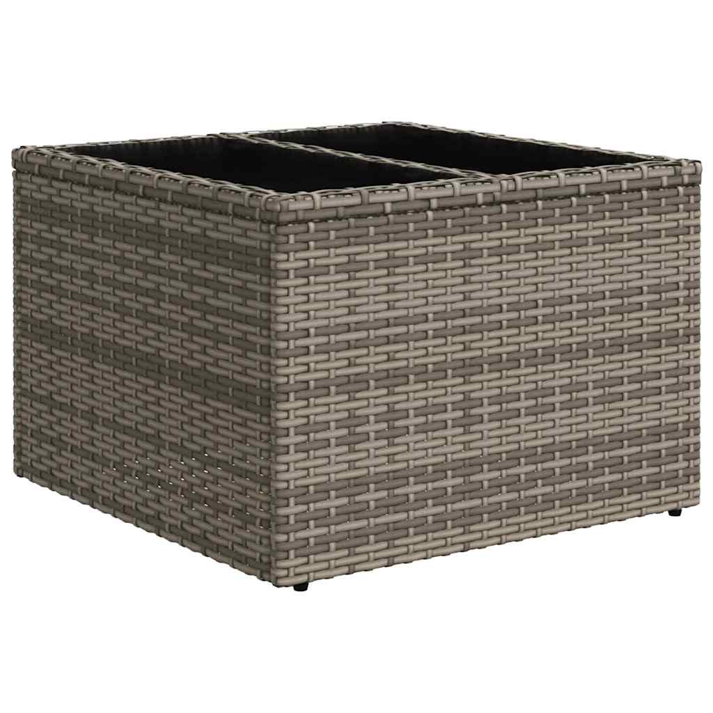 Tuinbank – Buitenbank – Loungeset – Tuinmeubel – Modulaire 9-delige Set – Handgeweven Rattan – Inclusief Tafel & Foamkussens