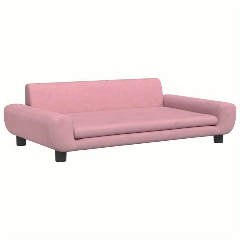 Pink Dog Bed 100x54x33cm Soft and Light Beige-Friendly Stylish and Beautiful Removable and Washable Comfortable and Warm Suitable for Medium-Large Dogs, Pet Furniture, Cozy Pet Furniture, Modern Pet Furniture, Durable Pet Fur