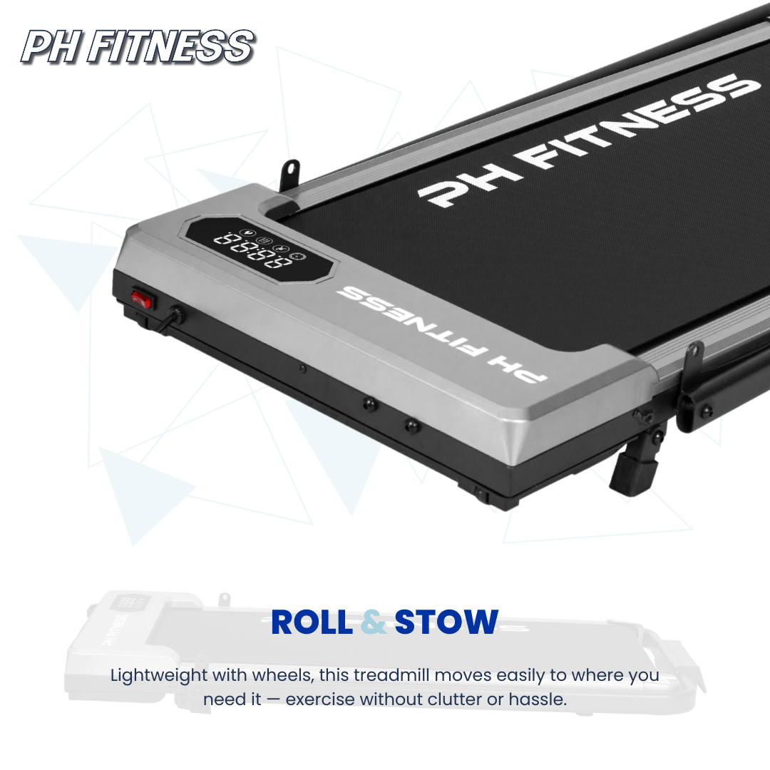 Loopband – Wandelband – Hardloopband – Treadmill – Walking Pad – Inklapbaar Design – 1,3 PK Motor & Bluetooth Connectiviteit