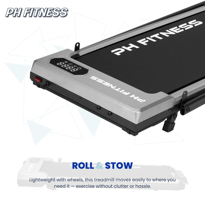 Loopband – Wandelband – Hardloopband – Treadmill – Walking Pad – Inklapbaar Design – 1,3 PK Motor & Bluetooth Connectiviteit