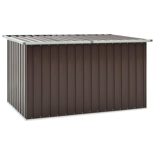 Tuinbox – Opbergbox – Kist – Tuinkist – Buitenopslag – Metaal – Zwart – Stevig – Clip-On Sluiting – 171x99x93 cm