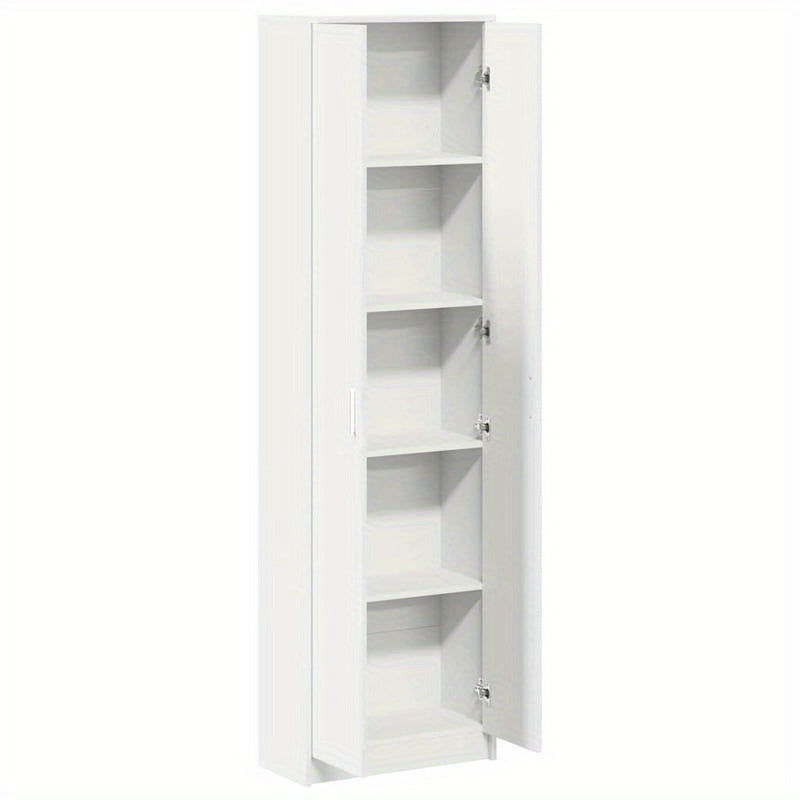 Moderne Witte Kledingkast – Opbergkast – Garderobekast – Kleerkast – Dressoirkast – 3,2+ Kubieke Voet – Duurzaam MDF Hout – Eenvoudige Montage