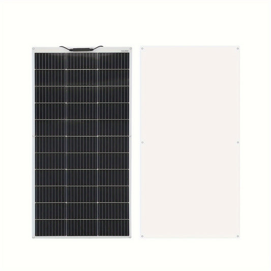 Zonnepaneel Kit – Solar Panel Set – Zonne-energie Pakket – Flexibel Zonnepaneel – Monokristallijn Zonnepanelenset – 200W Vermogen – Ultralicht & Waterbestendig