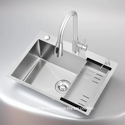 A Variety of Sinks Including Stainless Steel Sink, Handmade Sink, Sink with Rotating And Extendable Faucet, Sink with Drain Basket And Soap Dispenser, Kitchen Sink, And Bar Sink.
