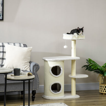 3-laagse plantenstandaard – plantenrek – plantenhouder – bloementrap – plantenbak – blauw-wit – duurzaam PVC – compact design