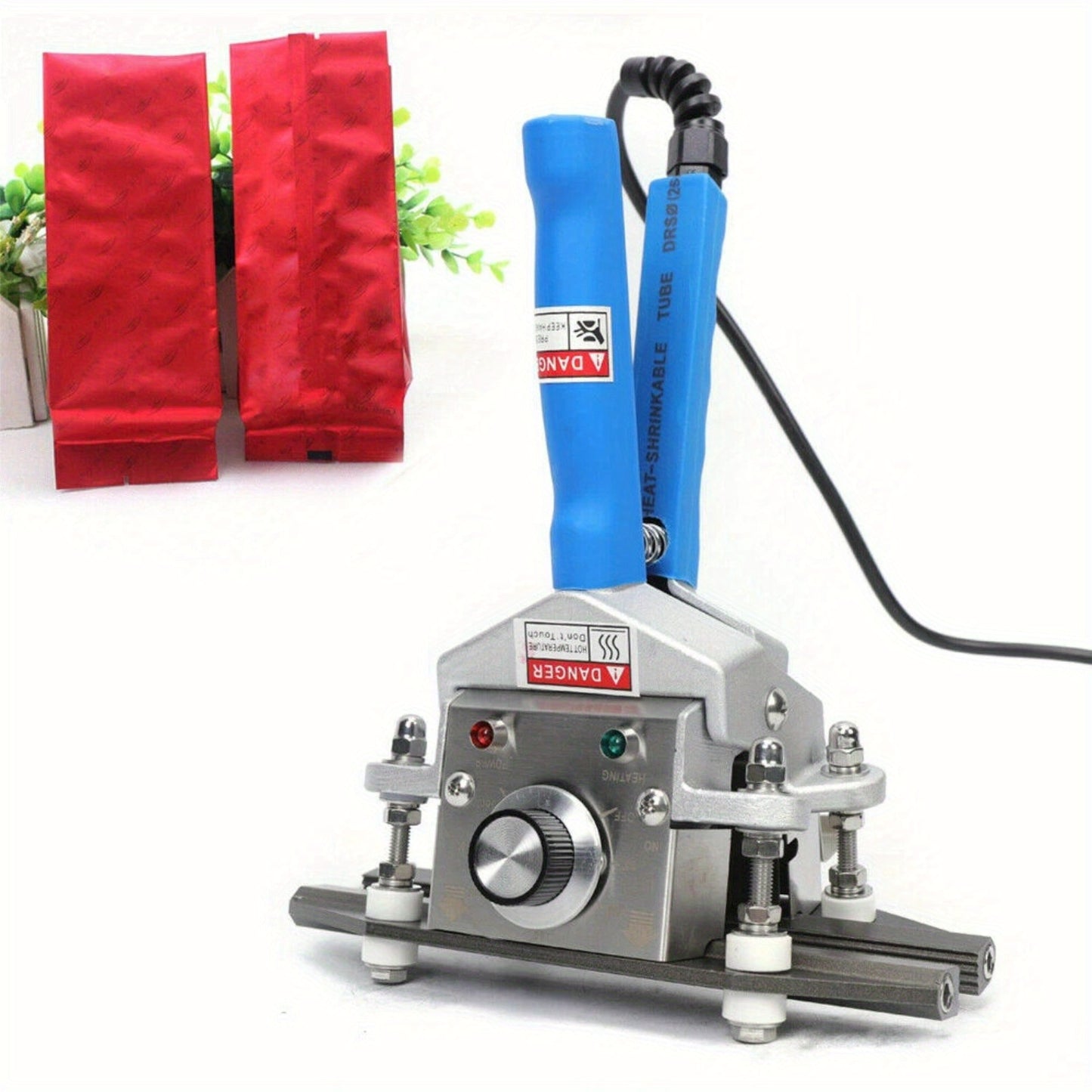 Goodslinesshop VonVVer Film Sealer Heat Sealer 200mm Heat Sealing Machine 10mm Seal Width Plastic Bags Sealing Hand Printing Sealing Machine Food Sealer [High-Quality Shop Now!], Bag Sealers, Bag Sealer Machine, Mini Heat Sea