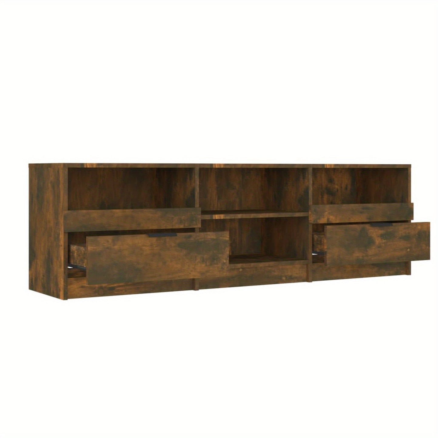 TV-kast – TV-meubel – TV-standaard – Mediameubel – Entertainmentkast – Gerookt Eiken – 150x33,5x45 cm – Duurzaam Gemonteerd Hout