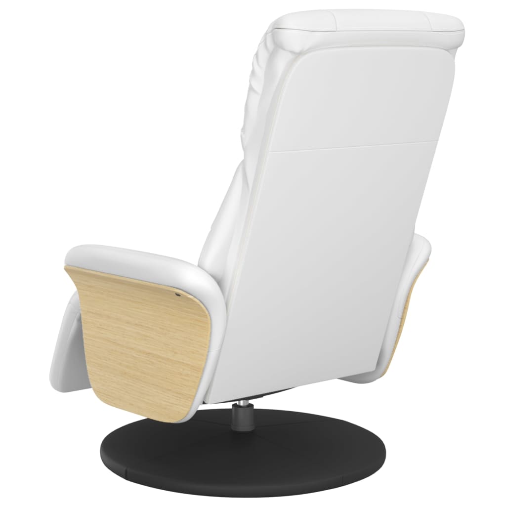 Relaxfauteuil – Relaxstoel – Loungefauteuil – Draaifauteuil – Verstelbare Fauteuil – Kunstleer – 360° Draaibaar – Verstelbare Rugleuning 105-125°