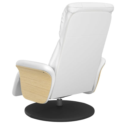 Relaxfauteuil – Relaxstoel – Loungefauteuil – Draaifauteuil – Verstelbare Fauteuil – Kunstleer – 360° Draaibaar – Verstelbare Rugleuning 105-125°