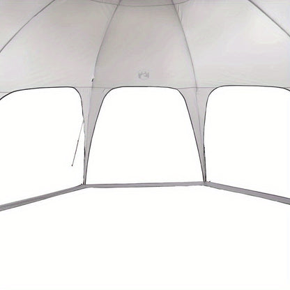 Gray Party Tent Waterproof Canopy for Outdoor Use, Suitable for Parties, Gatherings, Weddings, And Other Outdoor Events, Ideal for Patios, Gardens, Lawns, And Beaches.
