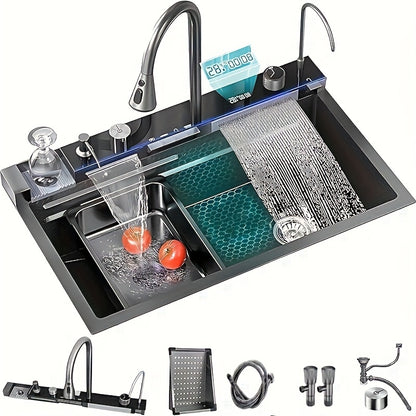 Enkele Keukenspoelbak – Spoelbak RVS – Keukenspoelbak Groot – Grote Spoelbak – Onderbouw Spoelbak – 680x450 mm – 4 mm Roestvrij Staal