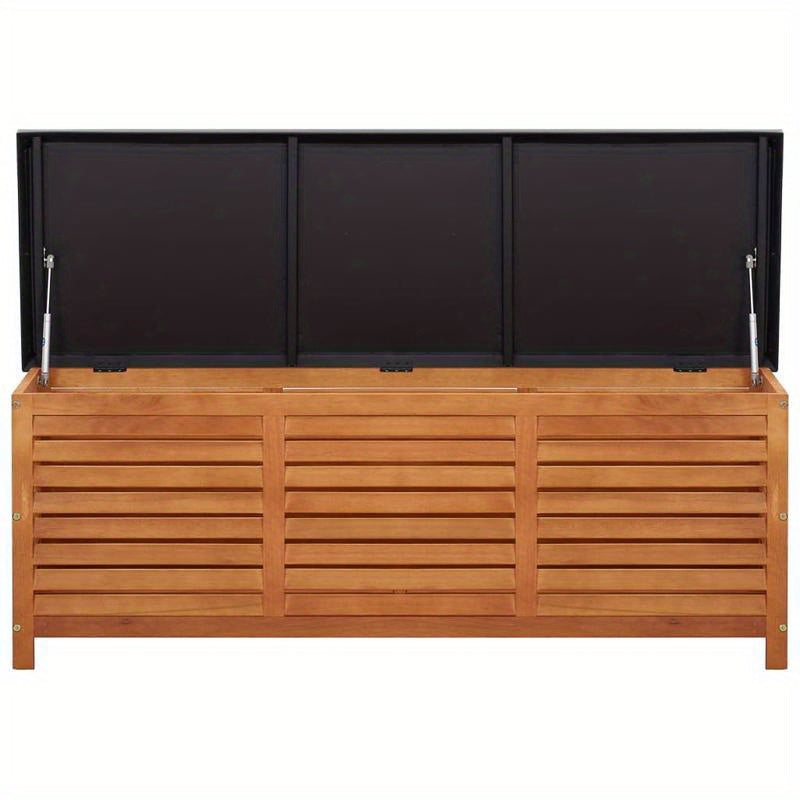 BBQ Station – Buitenkeuken Meubel – Grilltafel – Kookstation – Outdoor Serveren – Massief Eucalyptus Hout – Weerbestendig Ontwerp – 150x50x55 cm – Ruime Opbergruimte