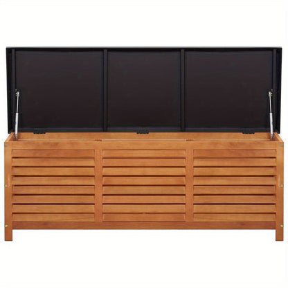 BBQ Station – Buitenkeuken Meubel – Grilltafel – Kookstation – Outdoor Serveren – Massief Eucalyptus Hout – Weerbestendig Ontwerp – 150x50x55 cm – Ruime Opbergruimte