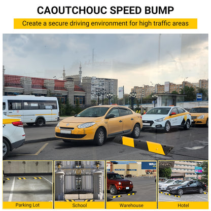 Snelheidsdrempel – Drempelprofiel – Verkeersremmer – Verkeersdrempel – Wegdrempel – 100 cm – Duurzaam ABS kunststof – Antislip oppervlak