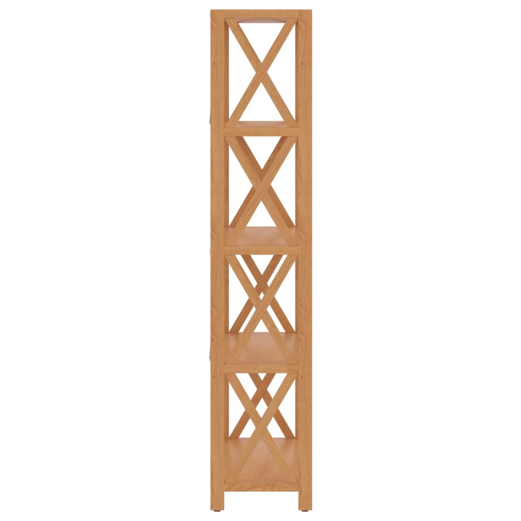 Boekenrek – Boekenkast – Badkamerkast – Vakkenkast – Opbergrek – Massief Eikenhout – 80 x 30 x 146 cm