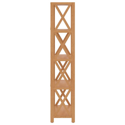 Boekenrek – Boekenkast – Badkamerkast – Vakkenkast – Opbergrek – Massief Eikenhout – 80 x 30 x 146 cm