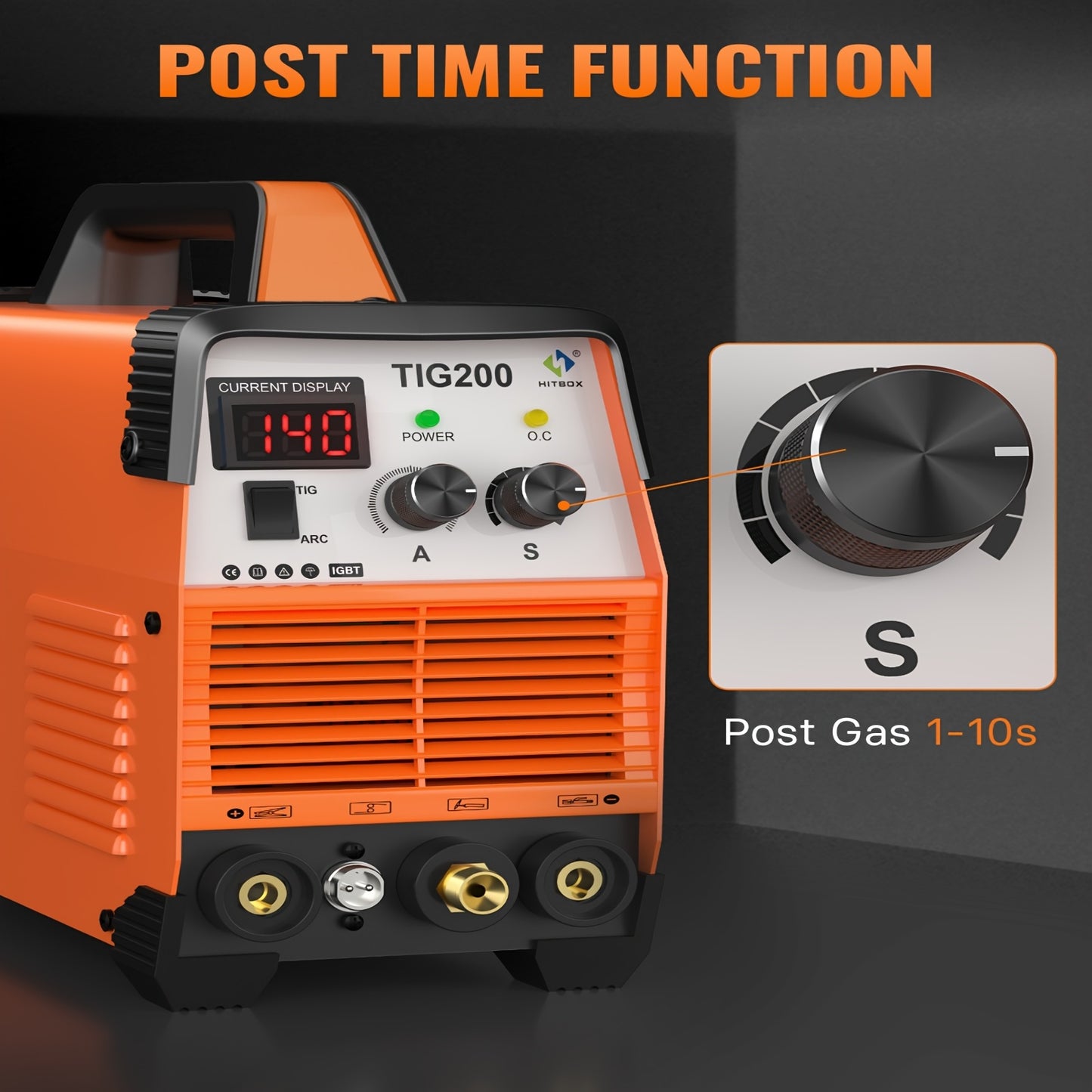 Lasapparaat – Lasmachine – Booglasapparaat – TIG Lasmachine – Elektrode Lasmachine – 200A Heavy-Duty – HF Start & 2T/4T Modus