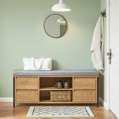 Opbergkast – Boekenkast – Plankenkast – Vakkenkast – Stellingkast – Industrieel Stijl – Stalen Frame – 7 Niveauën – 83x34x180 cm