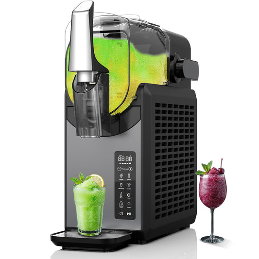 Slush Machine 2.6L with Rapid Chill Technology - 5 Programs, 12-Hour Cooling & 24-Hour Start Delay, No Ice Required, Auto-Clean, Perfect for Slushies, Milkshakes, Cocktails, Frappé, Wine