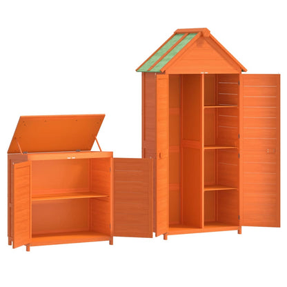 Tuinhuisje – Tuinschuur – Gereedschapsschuur – Tuinberging – Berging – Massief Essenhout – Waterdicht Schuin Dak