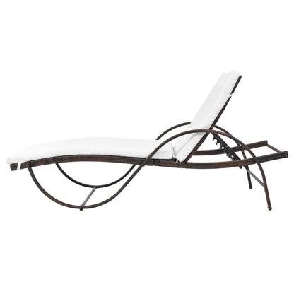 Lounge Set – Tuinligstoel – Buitenmeubel – Lounge Stoel – PE-Rattan – Gepoedercoat Staal – Afneembare Kussens