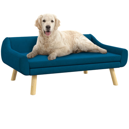 Huisdierbed – Dierenbank – Hondenbed – Kattenbed – Sofa – Scandinavisch Design – Afneembaar Wasbaar Kussen – Zacht Fluweel Polyester