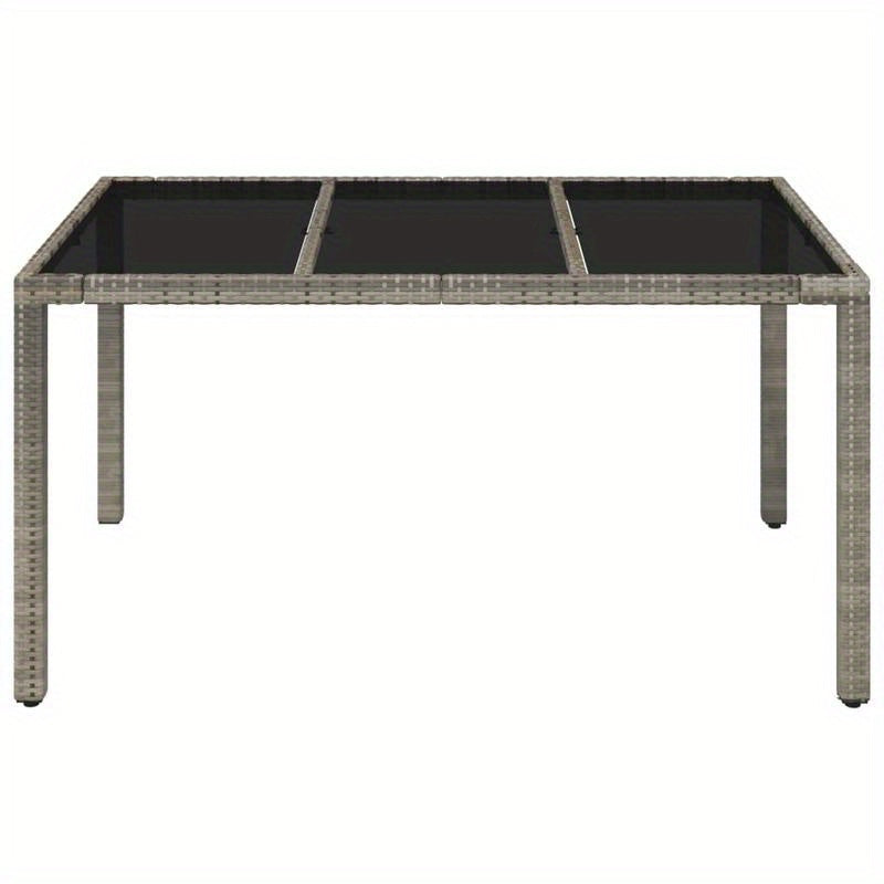 Table de jardin dessus Gris 150x90x75cm Easy to assemble modern simple easy to carry DIY outdoor table