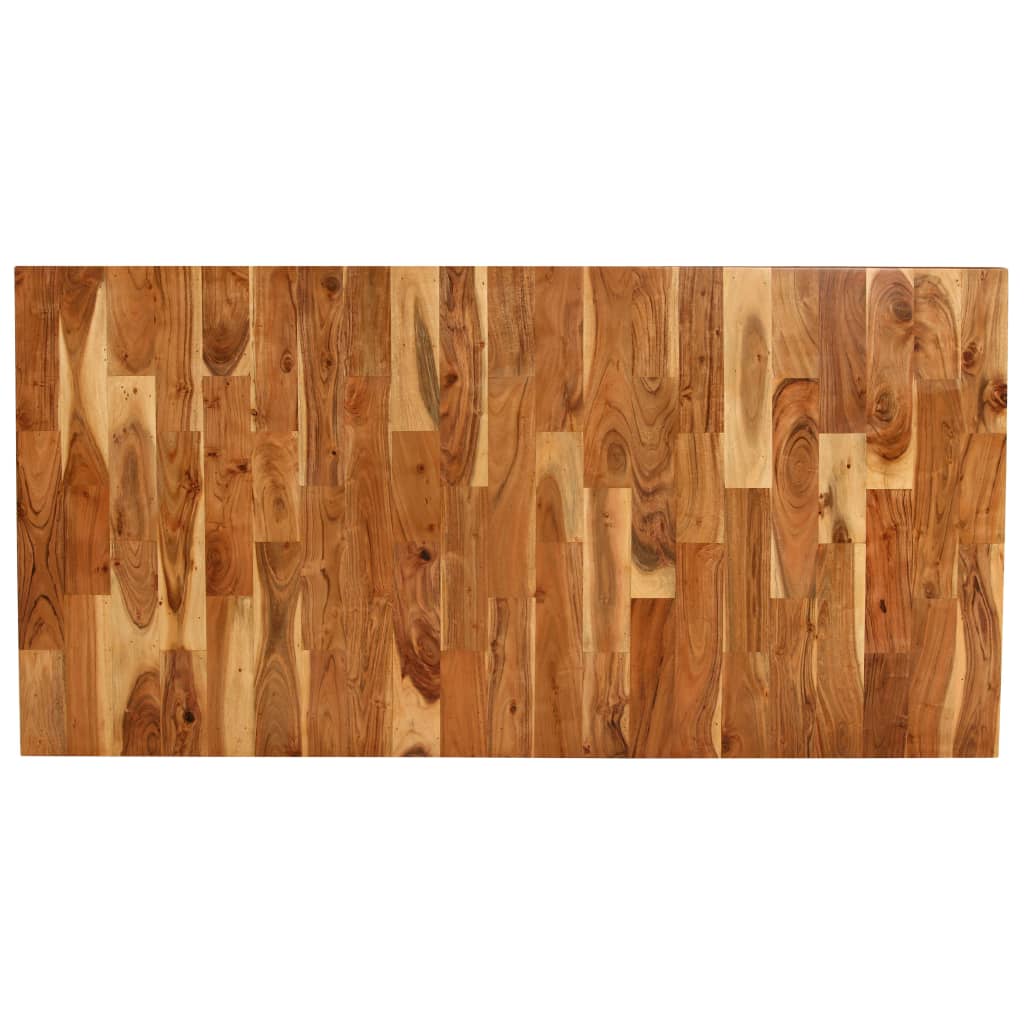 Eettafelset – Eetkamerset – Keukentafelset – Zitgroep – Tafel en Stoelen – Massief Acacia- en Mangohout – Set Van 1 Tafel + 6 Stoelen – Robuust & Handgemaakt