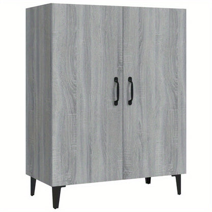 Sideboard 70x34x90cm processed wood gray sonoma oak colored Removable storage practical