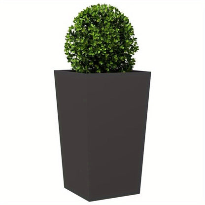 Easy to assemble modern and simple Planters 2pcs black 45x45x75cm steel backyard high-quality flower box kit