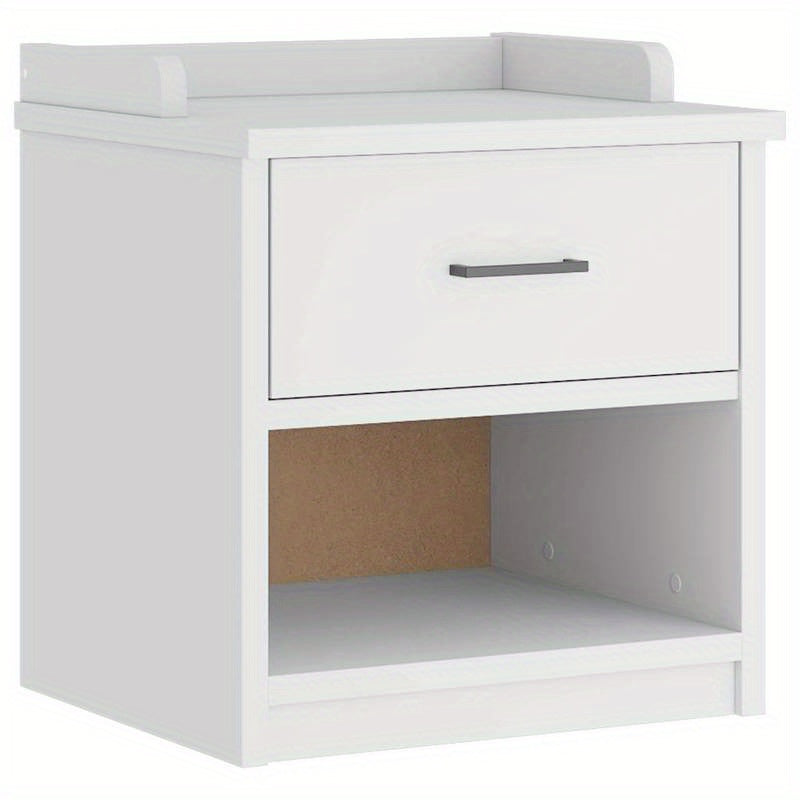 Modern White Solid Pine Hallway Bench with Shoe Storage, 45x40x50cm, Minimalist Design for Entryway or Living Room, Durable and Stylish Organizer for Shoes and Accessories