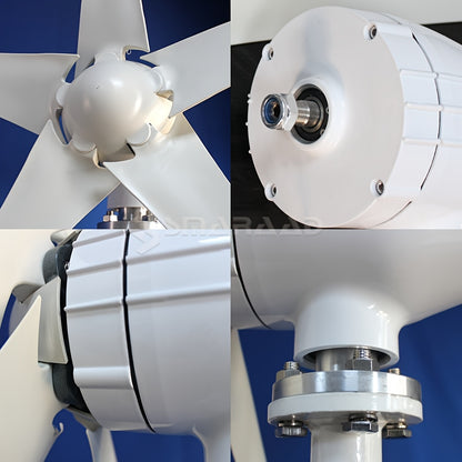 Windturbine – Windgenerator – Windenergie Generator – 1000W Windmolen – 12V Systeem – Inclusief Laadregelaar