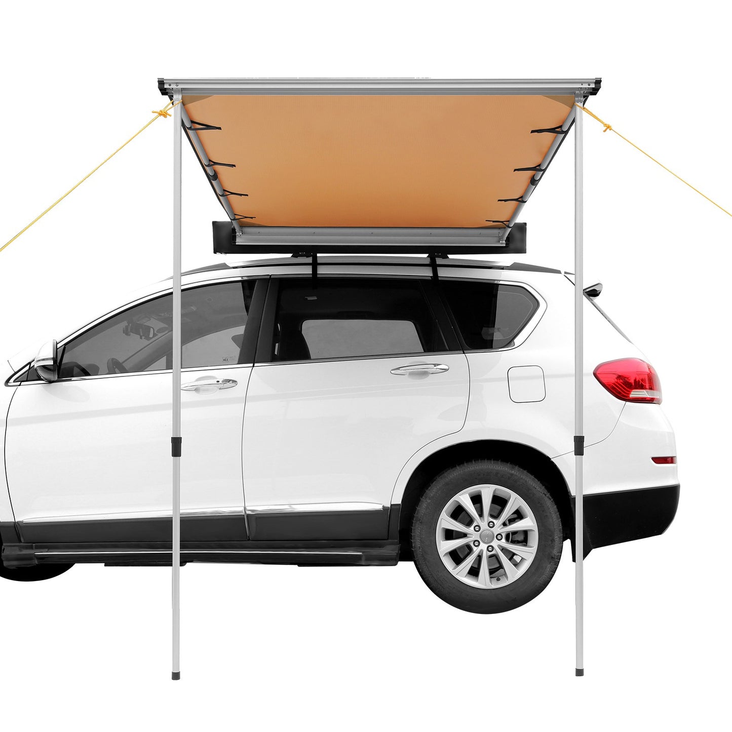 Autozijluifel – Zijluifel – Zonnescherm – Schaduwdoek – Luifel – Groot formaat 140x200 cm – Waterdicht 280G polyester met PU 3000mm coating