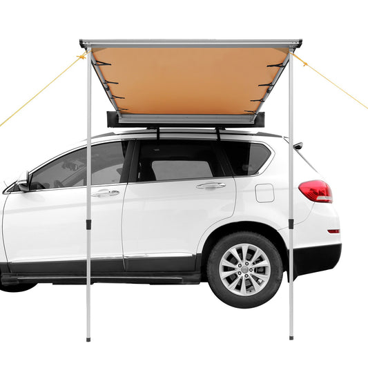 Autozijluifel – Zijluifel – Zonnescherm – Schaduwdoek – Luifel – Groot formaat 140x200 cm – Waterdicht 280G polyester met PU 3000mm coating