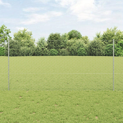 Tuinafscheiding – Tuinhek – Tuinscherm – Hek – Privacyscherm – Gegalvaniseerd Staal – 25 cm Hoog, 1,2 Meter Lang – Set Van 2 Stuks