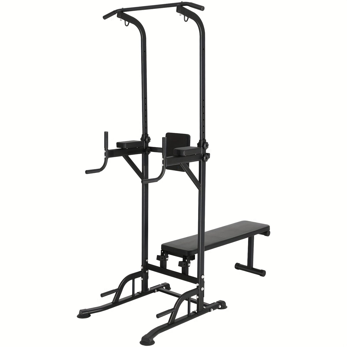 Power Tower – Thuisfitnessapparaat – Krachttrainer – Fitnessstation – Workoutstation – Verstelbare Pull-Up Bar – Maximaal 200 Kg Belastbaar