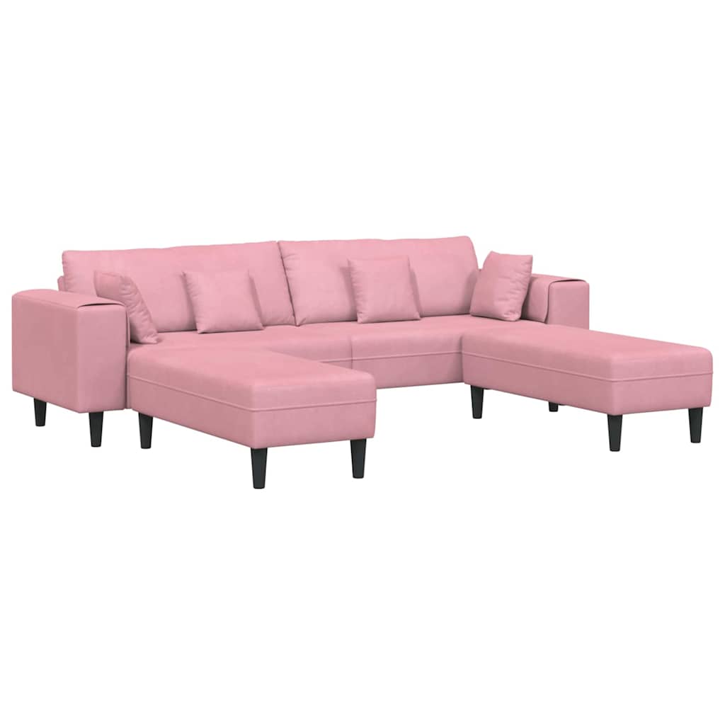 Velvet Bank – Fluwelen Sofa – Zitbank – Loungebank – Slaapbank – Zacht Fluweel – Stevig Houten Frame – Turquoise Zonder Ottoman
